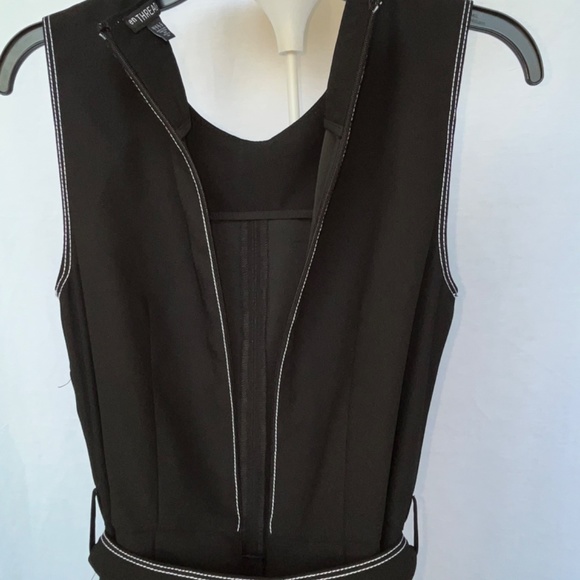 En Thread (XS) pantsuit, sleeveless, with top-stitching & tie, NWOT. - Picture 8 of 16